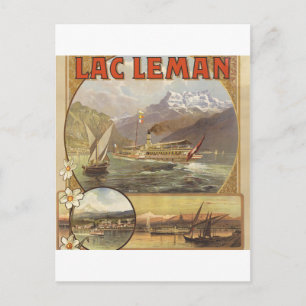 Lake Geneva Travel Postcard