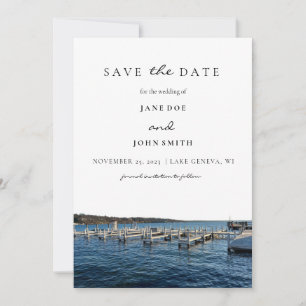 Lake Geneva Wisconsin Save The Date