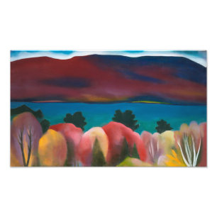 Lake George, Autumn Georgia O'Keeffe Photo Print