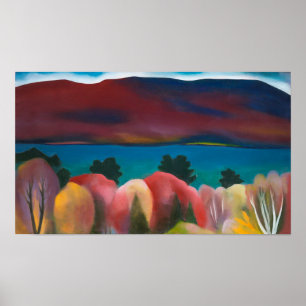 Lake George, Autumn Georgia O'Keeffe Poster