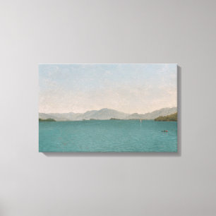 Lake George, Free Study Canvas Print