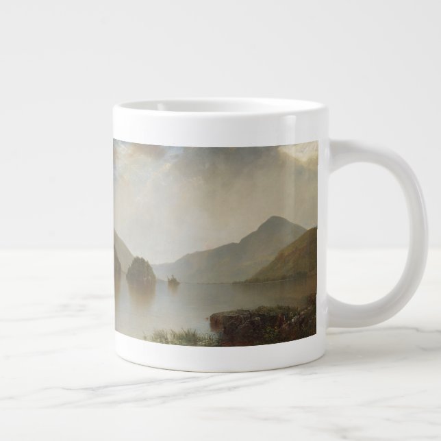 Lake George Large Coffee Mug (Right)