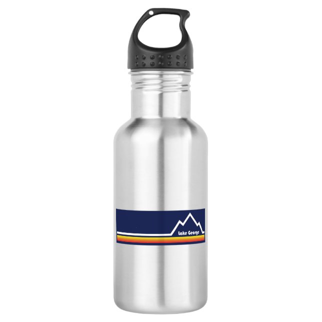 Lake George, New York 532 Ml Water Bottle (Front)