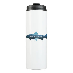 Lake George New York Fish Thermal Tumbler