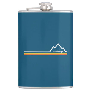 Lake George, New York Hip Flask