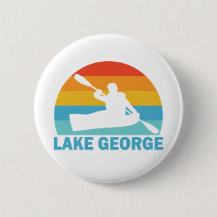 Lake George New York Kayak 2 Inch Round Button