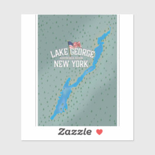 Lake George New York Map