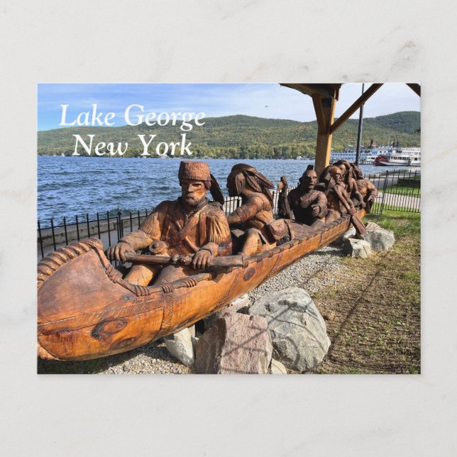 Lake George New York Postcard (Front)