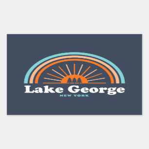 Lake George, New York Rainbow Sticker