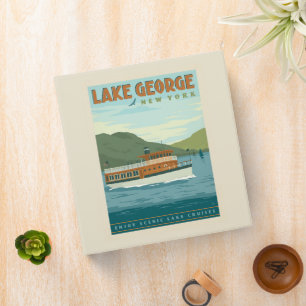 Lake George, New York Vintage Boat Binder