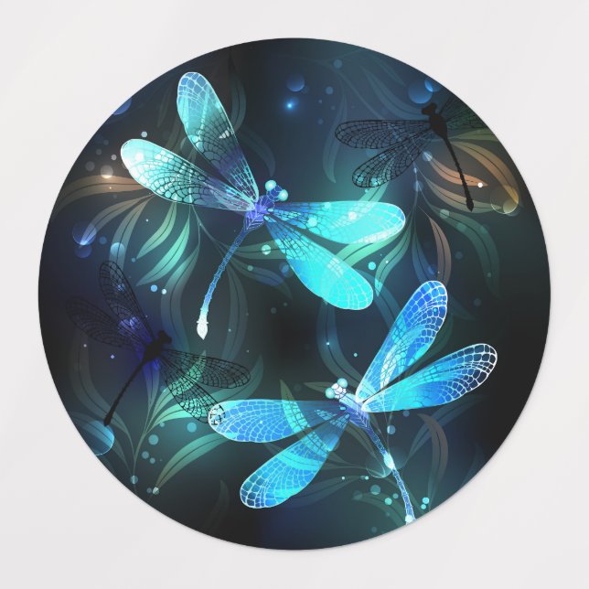 Lake Glowing Dragonflies (Design 1)