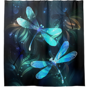 Lake Glowing Dragonflies