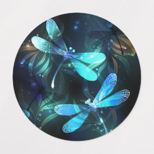 Lake Glowing Dragonflies