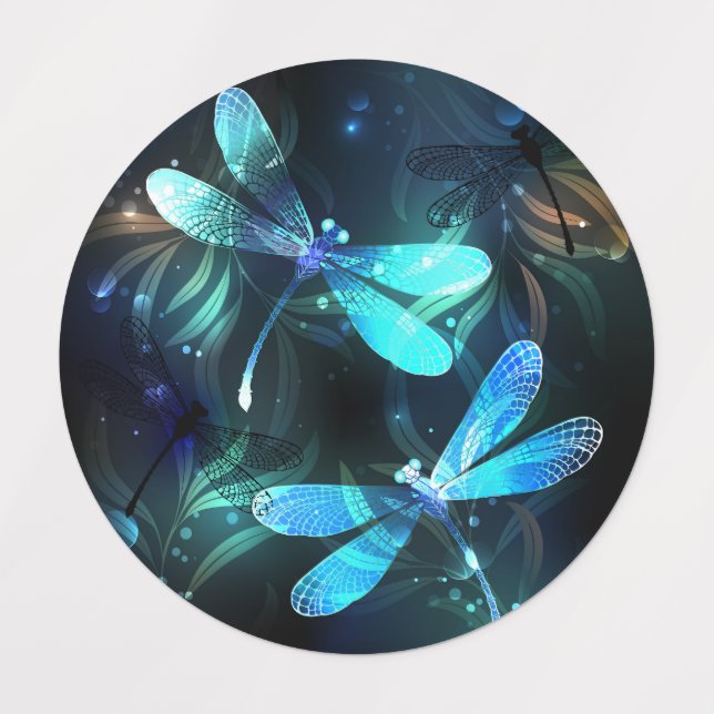 Lake Glowing Dragonflies (Design 1)