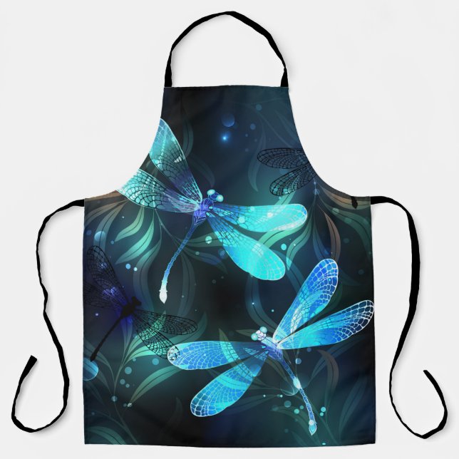 Lake Glowing Dragonflies Apron (Front)