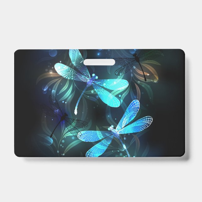 Lake Glowing Dragonflies Badge (Front)
