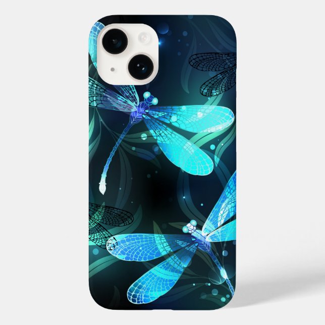 Lake Glowing Dragonflies Case-Mate iPhone Case (Back)