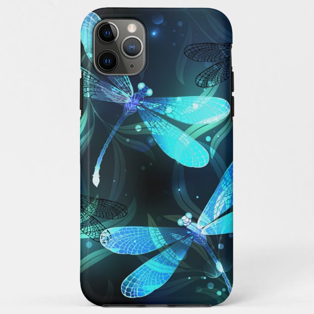Lake Glowing Dragonflies Case-Mate iPhone Case (Back)