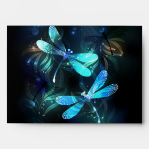 Lake Glowing Dragonflies Envelope