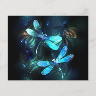 Lake Glowing Dragonflies Flyer