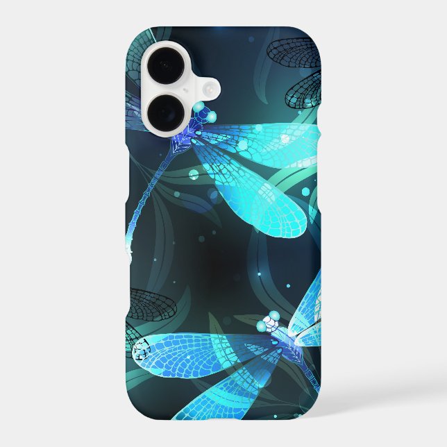 Lake Glowing Dragonflies iPhone Case (Back)