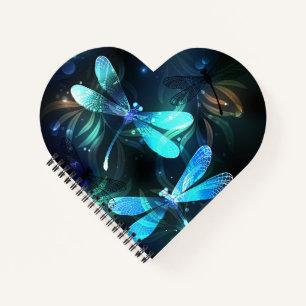 Lake Glowing Dragonflies Notebook