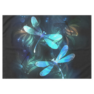 Lake Glowing Dragonflies Tablecloth