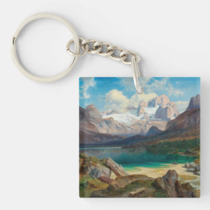 Lake Gosau With A View Of The Dachstein Massif Keychain