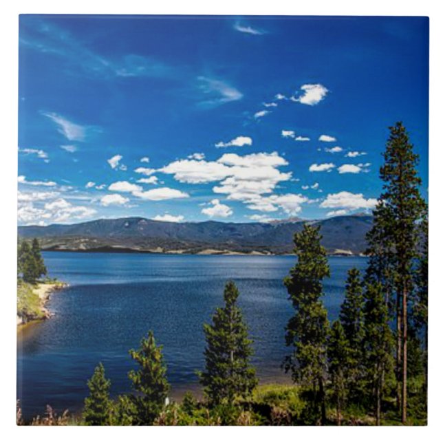 Lake Granby, Colorado Tile (Front)