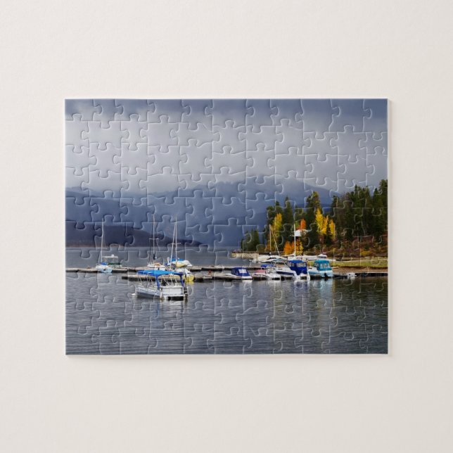 Lake Grandby Colorado Sailboat Puzzle (Horizontal)