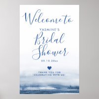 Lake Harbour Fog | Bridal Shower | Welcome Sign