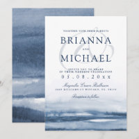 Lake Harbour Morning Wedding Invitation
