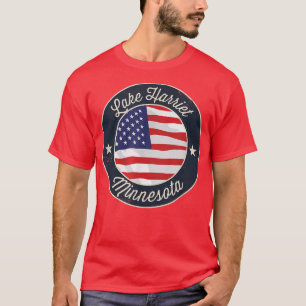 Lake Harriet - Patriotic Minnesota Souvenir T-Shir T-Shirt