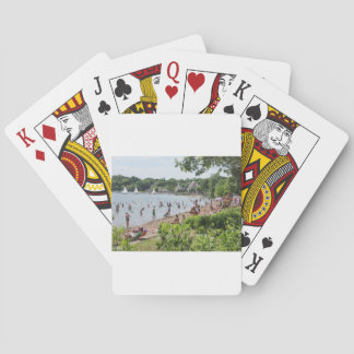 Lake Harriet Shoreline and Band Shell Playing Cards