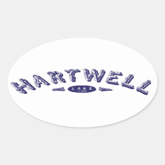 Lake Hartwell Oval Sticker
