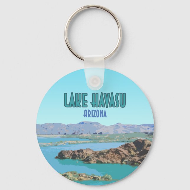 Lake Havasu Arizona Vintage Keychain (Front)