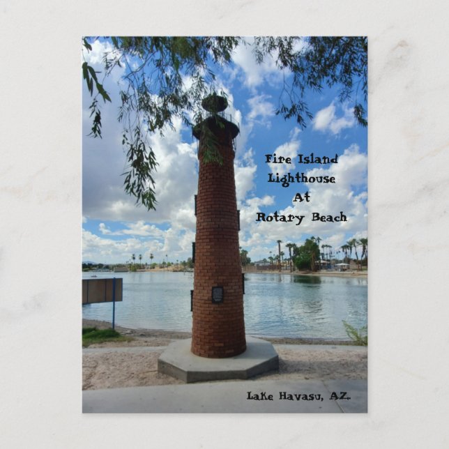 Lake Havasu Lighthouses    Postcard (Front)