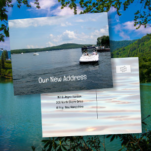 Lake Home New Address Postcards