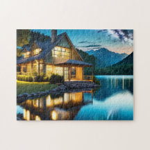 Lake House 2 The Daily Jigsaw puzzle Recent Jigsaw