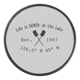 Lake house et. Date année coordonnées personnalisé