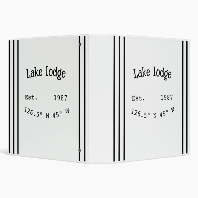 Lake house ets. Date year custom coordinates add n Binder (Background)