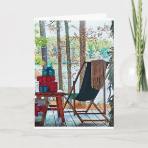 **LAKE HOUSE HOLIDAY GREETINGS** AT CHRISTMAS CARD