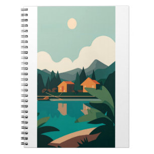 Lake House Landscape Notebook