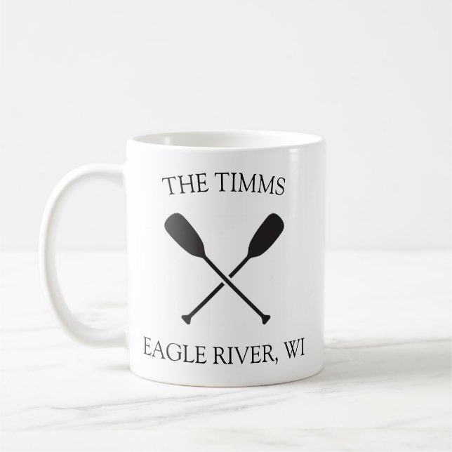 Lake House Personalized Coffee Mug (Left)