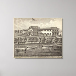 Lake House, Spring Lake, NJ Canvas Print