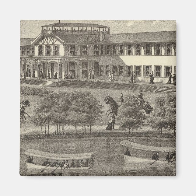 Lake House, Spring Lake, NJ Magnet (Front)