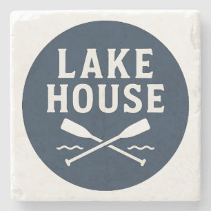 Lake House  Stone Coaster