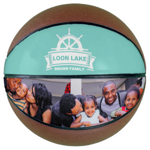 Lake House Vacation Family Name Basketball