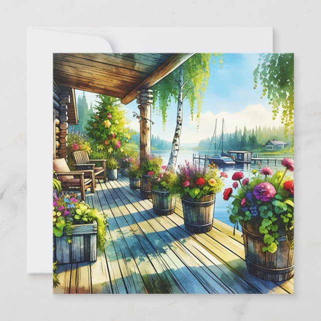 Lake House View | Deck over looking the Bay (Front)