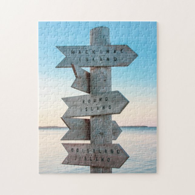 Lake Huron Islands Puzzle (Vertical)